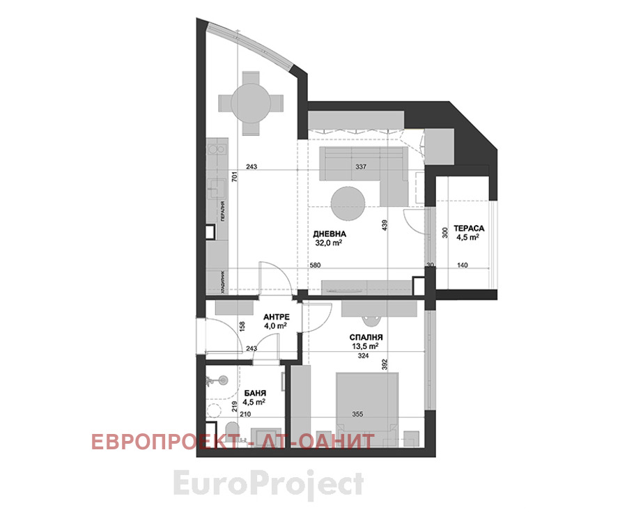 Дава под наем 2-СТАЕН, гр. София, Манастирски ливади, снимка 15 - Апартаменти - 53822070