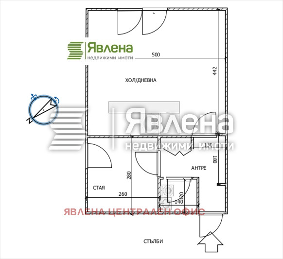 Til leje  Studie Sofia , Yavorov , 46 kvm | 30707584 - billede [2]