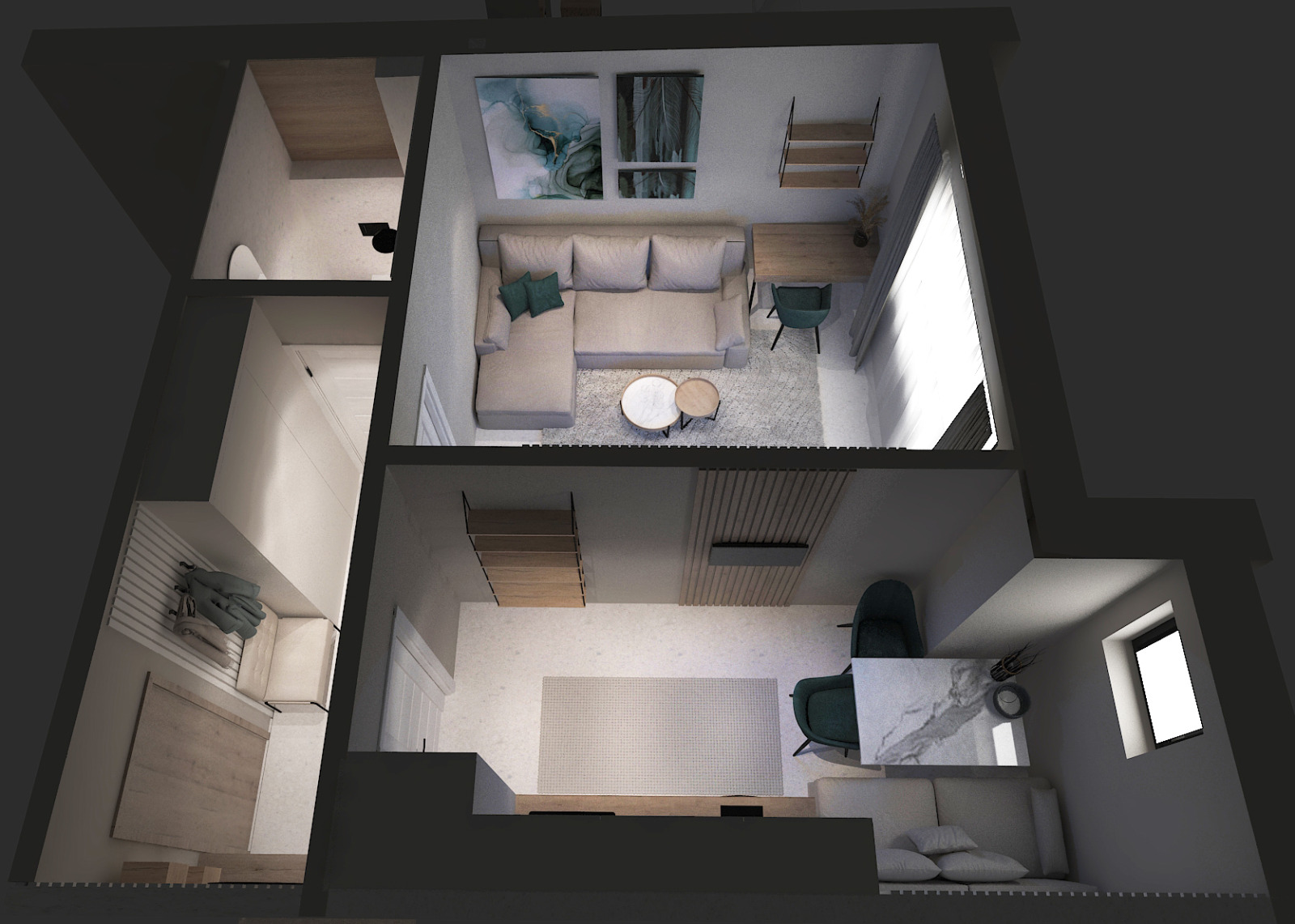 Дава под наем 2-СТАЕН, гр. София, Гео Милев, снимка 7 - Апартаменти - 53705752