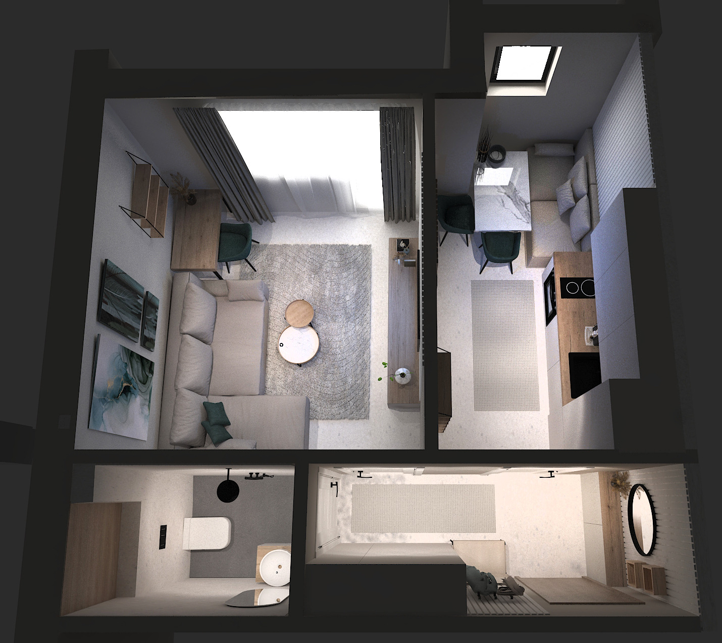 Дава под наем 2-СТАЕН, гр. София, Гео Милев, снимка 5 - Апартаменти - 53705752