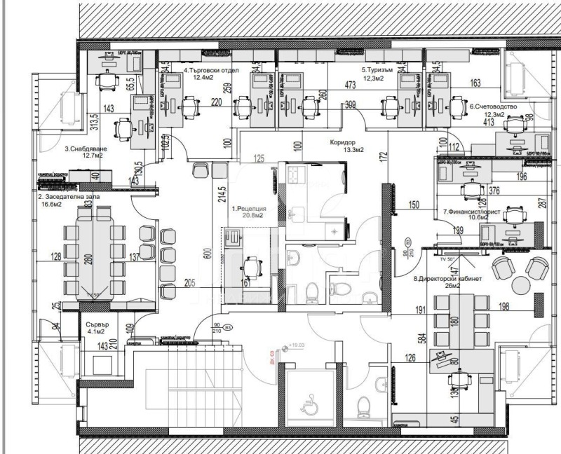 Дава под наем ОФИС, гр. София, Хиподрума, снимка 2 - Офиси - 53491376