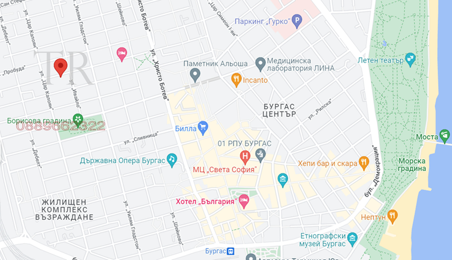 Дава под наем 3-СТАЕН, гр. Бургас, Център, снимка 14 - Апартаменти - 56039036