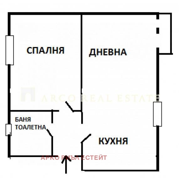 Дава под наем  2-стаен град София , Триъгълника , 52 кв.м | 51076196 - изображение [4]
