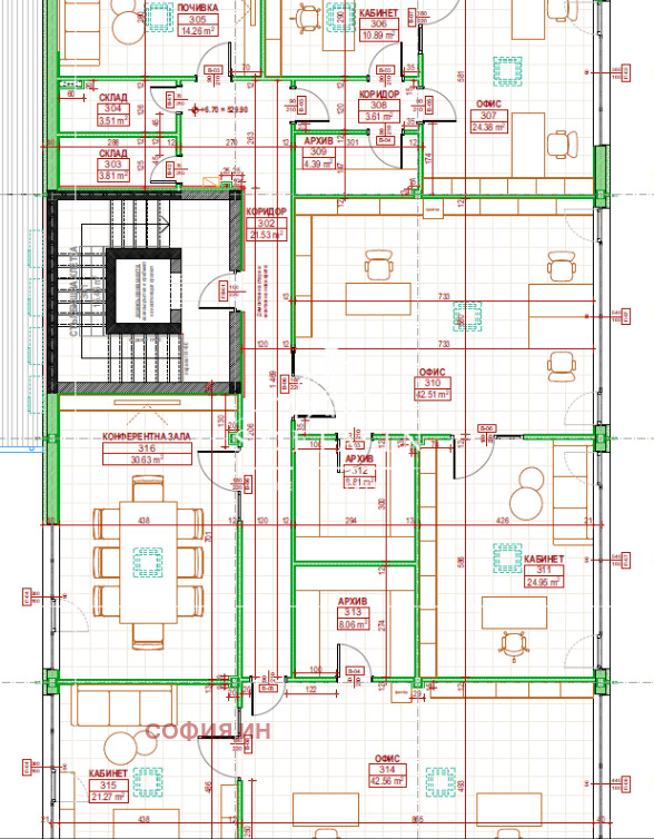 Til leje  Kontor Sofia , Vrazhdebna , 50 kvm | 42349855 - billede [7]