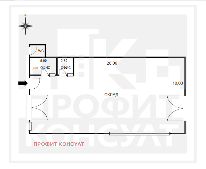 Do wynajęcia  Budynek przemysłowy Weliko Tarnowo , Promiszlena zona - Zapad , 260 mkw | 83015647 - obraz [9]