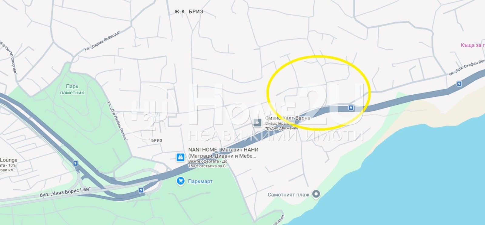 Дава под наем 2-СТАЕН, гр. Варна, Бриз, снимка 11 - Апартаменти - 55980996